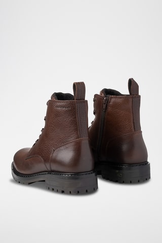 Bottines en cuir - Marron