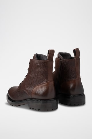 Bottines en cuir - Marron