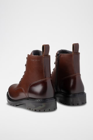 Bottines en cuir - Marron