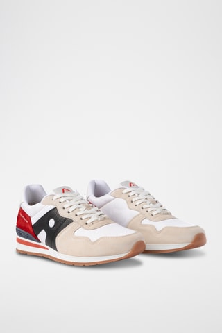 Leren Sneakers - Beige