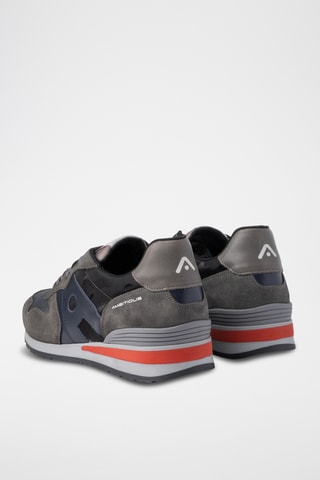 Leren Sneakers - Grijs
