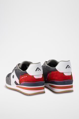 Leren Sneakers - Grijs