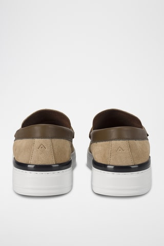 Mocassins en cuir - Beige