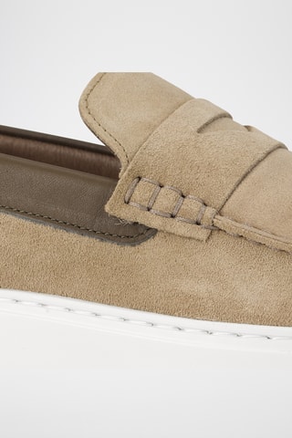 Mocassins en cuir - Beige