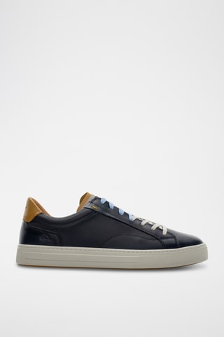 Leren Sneakers - Marineblauw