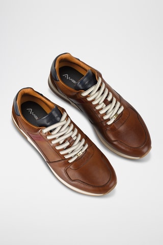 Leren Sneakers - Bruin