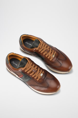 Leren Sneakers - Bruin