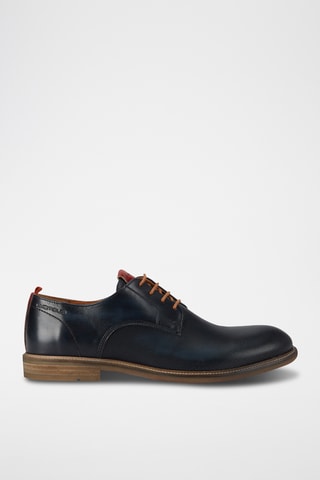 Derbys en cuir - Bleu marine