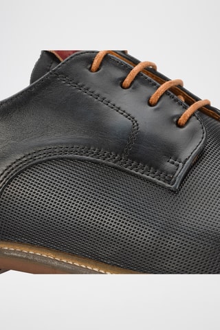 Derbys en cuir - Bleu marine