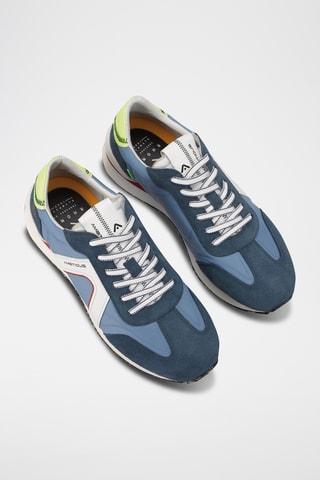 Leren Sneakers - Blauw