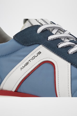 Leren Sneakers - Blauw