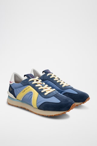 Leren Sneakers - Blauw