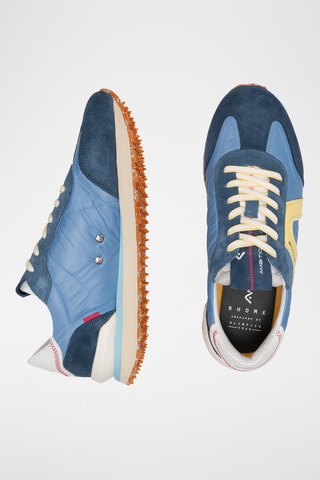 Leren Sneakers - Blauw