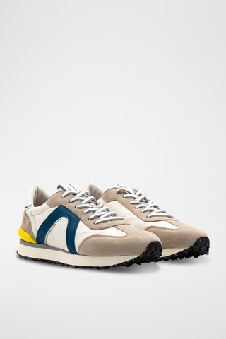 Leren Sneakers - Beige