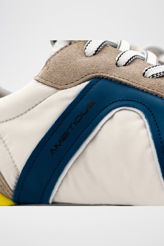 Leren Sneakers - Beige