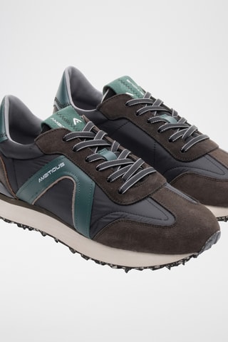 Leren Sneakers -Zwart