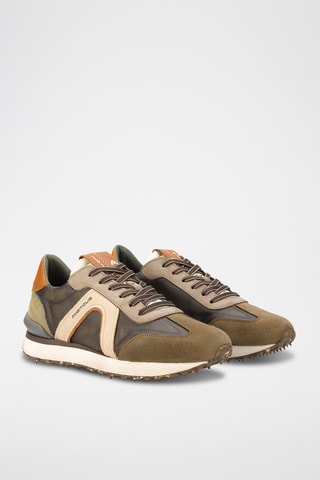 Leren Sneakers - Camel