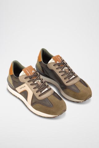 Leren Sneakers - Camel