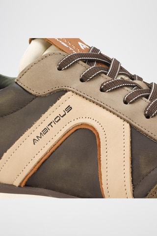 Leren Sneakers - Camel