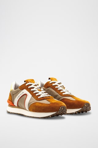 Leren Sneakers - Taupe