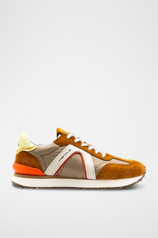 Leren Sneakers - Taupe