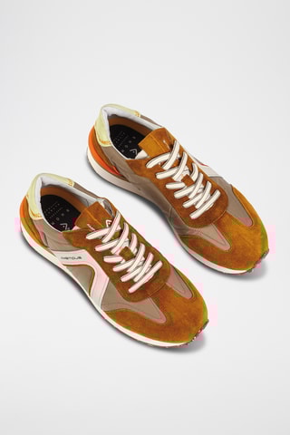 Leren Sneakers - Taupe