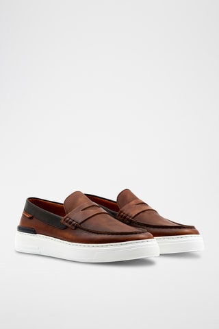 Mocassins en cuir - Camel