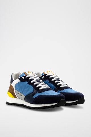 Leren Sneakers - Blauw