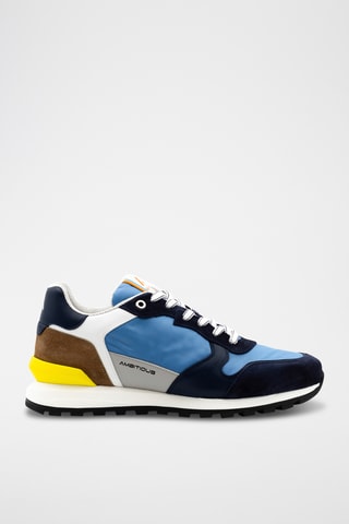 Leren Sneakers - Blauw