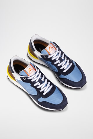 Leren Sneakers - Blauw