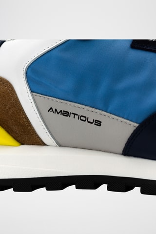 Leren Sneakers - Blauw