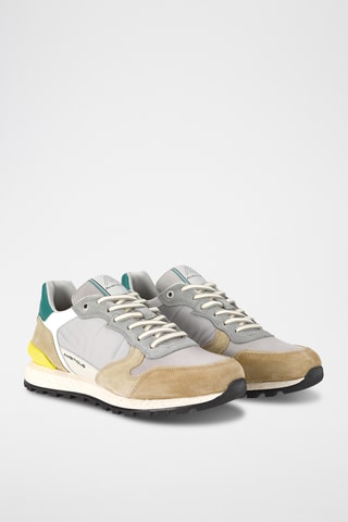 Leren Sneakers - Grijs