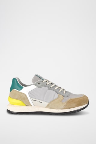 Leren Sneakers - Grijs