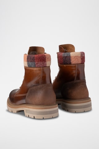 Bottines en cuir - Camel