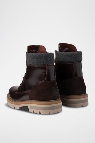 Bottines en cuir - Marron