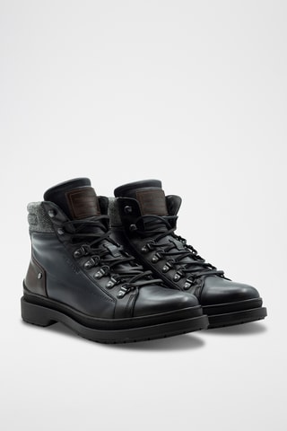 Bottines en cuir - Anthracite