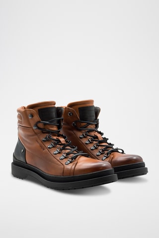 Bottines en cuir - Marron