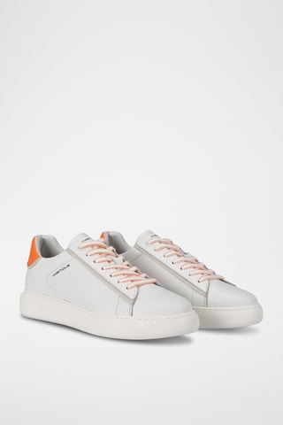Baskets en cuir nappa  - Blanc