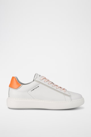 Baskets en cuir nappa  - Blanc