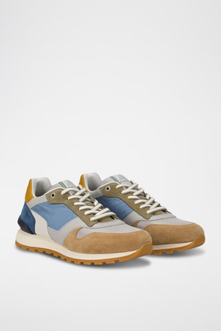 Leren Sneakers - Blauw