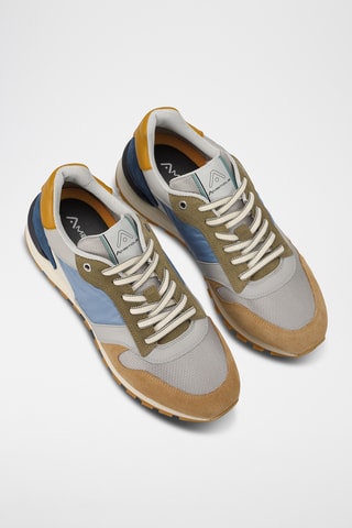 Leren Sneakers - Blauw