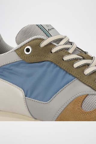 Leren Sneakers - Blauw