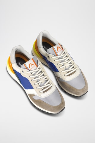 Leren Sneakers - Grijs