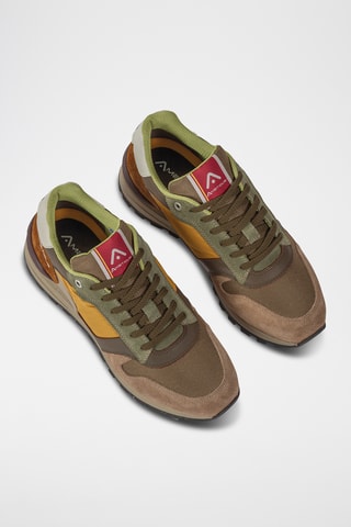 Leren Sneakers - Groen