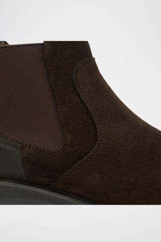 Bottines en cuir - Marron