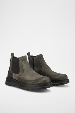 Bottines en cuir - Anthracite