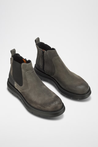 Bottines en cuir - Anthracite