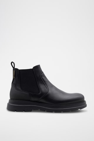 Bottines en cuir - Noir