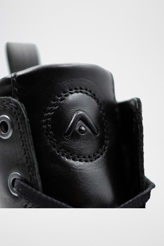 Bottines en cuir - Noir