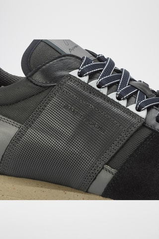 Leren Sneakers -Zwart